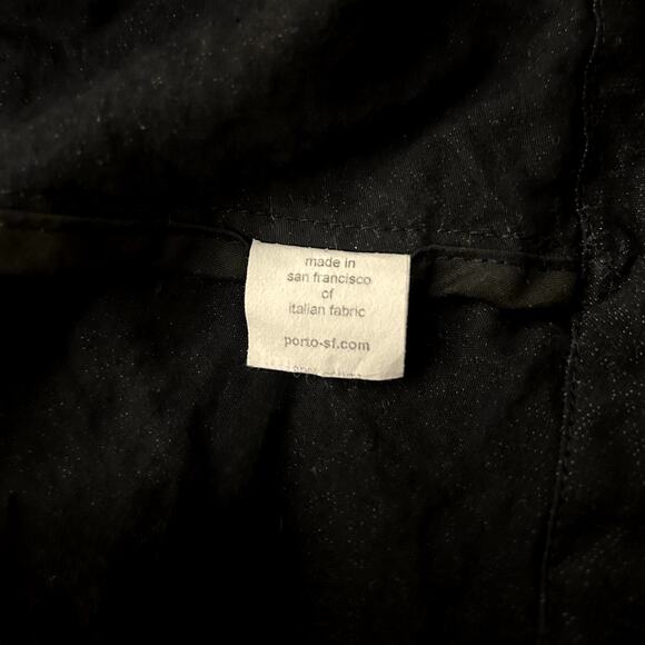 EUC Porto San Francisco Charcoal Black Asymmetric Jacket Size 2 / Medium Italian - Picture 14 of 14